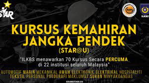 Yang menarik, ia menawarkan pelbagai kursus kemahiran jangka masa pendek samada tempoh kursus giatmara selama 6 bulan atau 12 bulan kepada pelajar yang berminat. Permohonan Kursus Kemahiran Jangka Pendek Ilkbs Secara Percuma Edu Bestari