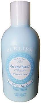 Perlier Muschio Bianco D Oriente White Musk Cream Bath 33 8 Fluid Ounces 1000ml Bottle Italian Import Want A Cream Baths Bottle Shampoo Bottle