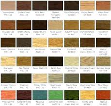18 Comprehensive Exterior Wood Stains Color Chart