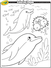 Free printable dolphin coloring pages for kids. Dolphins Coloring Page Crayola Com