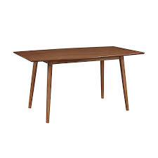 This seven piece dining set is a sleek addition to the dining room in your home. Forest Gate 60 Mid Century Modern Dining Table Bed Bath Beyond