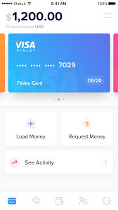 Visa Screen Credit Card Design Mobile App Design App Interface