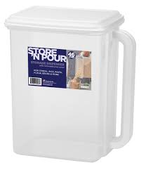 2 pack of food storage container 6 quart flour sugar. Buddeez Store N Pour 46 Cup Food Storage Container Set Reviews Wayfair