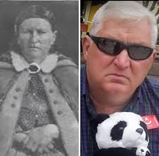 Here is a photo of the Capps family reunion, sometime before 1917. The  elder gentleman with the long white beard was the patriarch of this huge  family, William Ransom Capps, 1830-1921. He