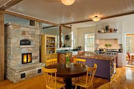 The majority of people's kitchen designs fall within 1 of the 6 kitchen designs that are shown below. Hot Trends Give Your Kitchen A Sizzling Makeover With A Fireplace