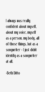 Top 17 well-known quotes by beth ditto images German via Relatably.com