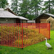 V Protek Safety Fence Snow Fencing Deer Netting 47 X164 Mesh Temporary Plastic Barrier For Kids Swimming Temporary Fence For Dogs Dog Fence Safety Fence