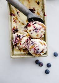 Blueberry Mascarpone Ice Cream Wood Spoon Recipe Homemade Ice Cream Mascarpone Ice Cream Homemade Ice