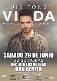 Vida (luis fonsi album) from wikipedia, the free encyclopedia vida is the tenth studio album by puerto rican singer luis fonsi, released on february 1, 2019, through universal music latin entertainment. Luis Fonsi Concierto Don Benito Badajoz Publicom De Don Benito