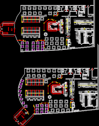 Sante Et Sport Planning Chantier Projet Architecture Autocad