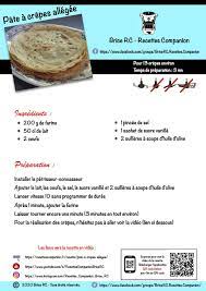 Pate A Crepes Allegee Avec Le Companion Recette Brice Rc En Video Recette Recette Companion Recette Recette Companion Moulinex