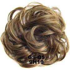 Can be worn as a classic neat bun or tousle the bun hairs and place higher on your head to be worn as a messy top knot. Real 100 Human Hair Extension Wrap Messy Hair Bun Curly Heat Ponytail Hairpiece Walmart Com Walmart Com