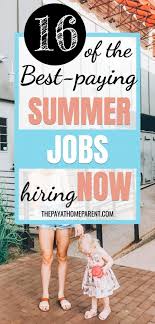 15 Easy Summer Jobs In 2021 For Teens College Students And Adults Summer Jobs Summer Jobs For Teens Jobs For Teens