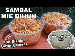 Ada mie bihun dari beras dan ada juga mie soun. Peluang Bisnis Sambal Mie Bihun Pedas Nikmat Youtube Ide Makanan Makanan Ringan Pedas Makanan Pedas