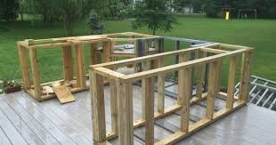 Add even more fun to your backyard living space with a new outdoor kitchen island from best in backyards. Guy With No Experience Builds Outdoor Kitchen That Would Make Any Neighbor Jealous Build Outdoor Kitchen Outdoor Kitchen Plans Outdoor Kitchen Design
