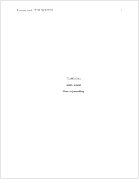 Stappenplan Opmaak Apa Titelblad En Running Head In Word