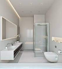 Ceiling lights are particularly practical in the bath: Led Bathroom Lights Modern Bathroom Lighting Bathroom Ceiling Light