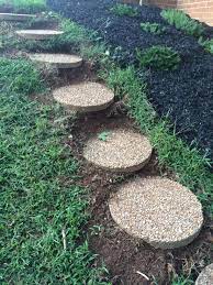 Diy Hill Steps For Those Who Have Trouble Walking Down Steep Hills This Can Easily Be Done Over Ti Backyard Landscaping Landscaping With Rocks Garden Stairs