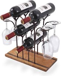 tabletop wood wine holder, countertop