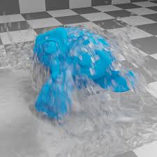 Set it as fluid > effector > collision in physics tab. Mesh Blender Manual