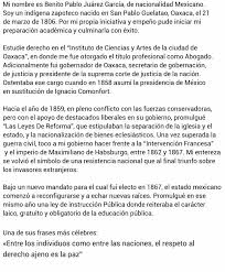 Invasión francesa batalla de puebla 5 de mayo al finalizar la guerra de reforma, con el triunfo de los liberales sobre los conservadores, el presidente benito juárez regresó victorioso a la ciudad de méxico, en enero de 1861. Autobiografia De Benito Juarez Garcia Corta