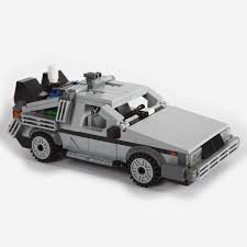 Lego Back To The Future Delorean Time Machine Fan Created Lego Cars Lego Lego Construction