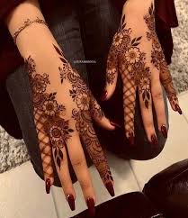 Beautiful Pretty Floral Backhand Mehndi Design Floral Henna Designs Mehndi Designs Latest Mehndi Designs