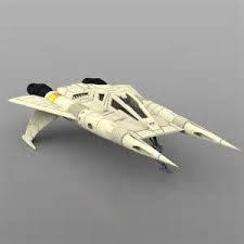 Free Buck Rogers Starfighter 3d Model Obj Cgtrader Com Starfighter Buck Rogers Scale Models
