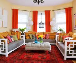 Warm Color Schemes Using Red Yellow And Orange Hues Room Colors Living Room Red Warm Color Schemes