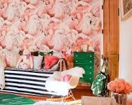 Flamingo Wallpaper, wall mural - ColorayDecor.com