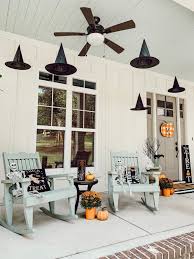 Spooky Porch Inspiration Old Time Pottery Farmhouse Halloween Halloween Front Porch Decor Halloween Front Porch