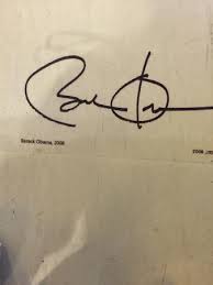 Blank notebooks with inspirational wisdom from barack obama, with his signature on the. President Obama S Signature On Tile In Hallway Picture Of King David Hotel Jerusalem Tripadvisor