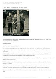 Local artists join together for new sound