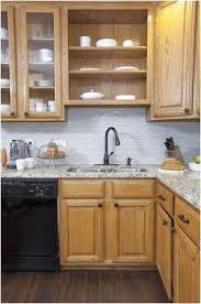 A Faux Hardwood Ceramic Floor Picture Installed In A Kitchen Setting Hardwood Ceramic Kitchen Flooring Photo Kitchen Flooring Ceramic Floor Kitchen Cabinets