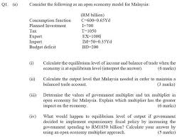 We did not find results for: Solved Q1 A Consider The Following As An Open Economy Chegg Com