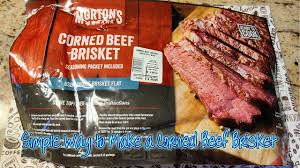 Put the corned beef into the oven with a digital thermometer in the middle. Costco Morton S Of Omaha Corned Beef Brisket First Try Passed å'¸ç‰›è‚‰ä¸€takeéŽå†‡å•é¡Œ Youtube