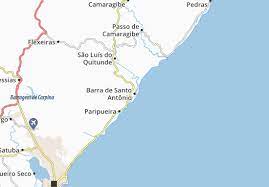 Riacho de santo antônio, paraíba. Michelin Landkarte Barra De Santo Antonio Stadtplan Barra De Santo Antonio Viamichelin