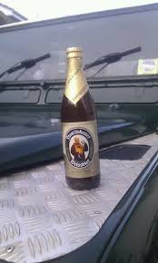 Frank Skinner On A Defender Izze Bottle Beer Bottle Beer