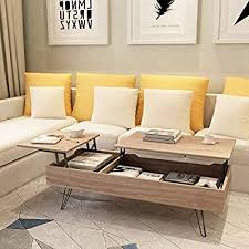 Amazon Com Mecor Lift Top Coffee Table With Hidden Compartment Modern Coffee Table For Living In 2020 Living Room Table Living Room Coffee Table Modern Coffee Tables