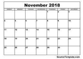 Free 5 November 2018 Calendar Printable Template Source Template August Calendar Monthly Calendar Template November Printable Calendar
