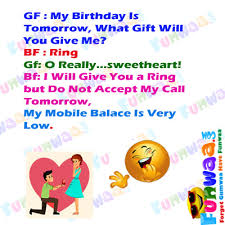 My girlfriend's birthday is in two days. English Jokes Sms English Picture Short Funny English Jokes