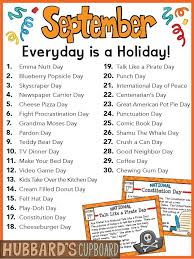 September Writing Prompts For National Holidays W Google Classroom Option In 2020 National Holiday Calendar September Activities Silly Holidays