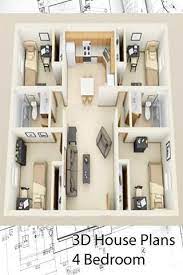 Home design plans 4 bedroom. 3d House Plans 4 Bedroom For Android Apk Download