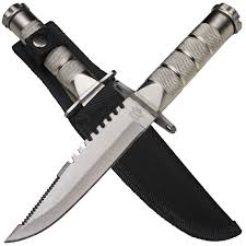 Survival messer waren ursprünglich für den bau von hütten. Hch Shop Mp9 Survival Outdoor Messer 3 4 Festehend Nylonscheide