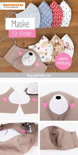 Masken Fur Kinder Nahen Kostenlose Anleitung Inklusive Schnittmuster Masken Kinder Nahen Fur Kinder Baby Nahprojekte