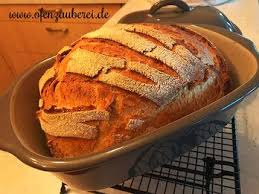 Weizen Roggen Mischbrot Aus Dem Ofenmeister Von Pampered Chef Brot Backen Rezept Einfach Brot Selber Backen Rezept Brot Selber Backen