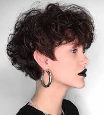Short hairstyle for thick curly hair. 60 Best Short Haircuts For 2018 2019