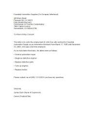 In most instances, it is a good decision to provide this information in writing, regardless of the nature of the. Letter Of Employment Example Letter