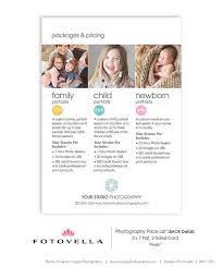 Photography Price List Template 5x7 Card Fresh By Fotovella Photography Pricing Photography Price List Photography Price List Template