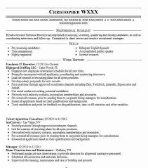 A company's most valuable resource is its employees. Freelance Recruiter Resume Example Company Name Brooklyn New York